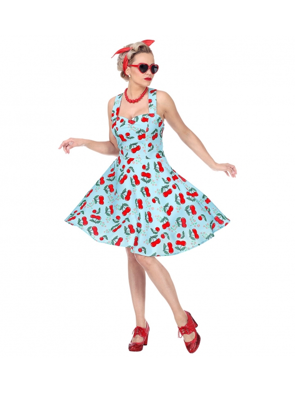 deguisement-femme-annees-50-robe-bleue-avec-jupon